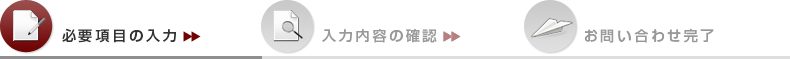 必要項目の入力